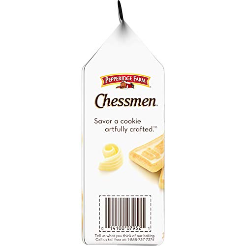 Pepperidge Farm Chessmen Butter Cookies, 7.25 Oz. Bag