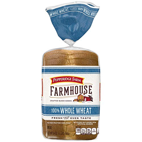 Pepperidge Farm Farmhouse 100% Whole Wheat Bread, 24 oz. Bag