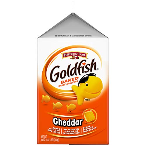 Pepperidge Farm Goldfish Cheddar Crackers, 30 Ounce Carton