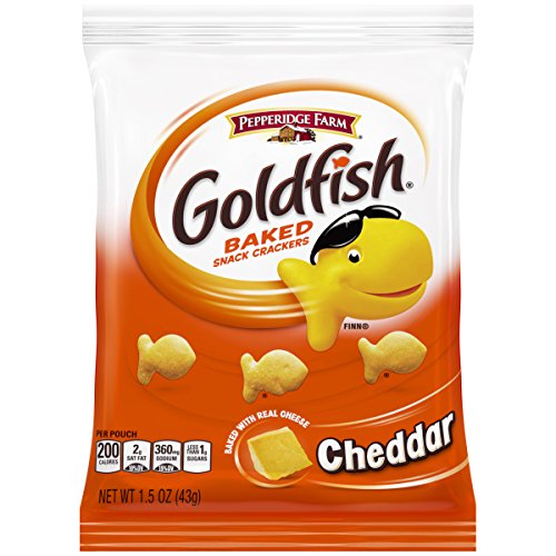 Pepperidge Farm Goldfish Cheddar Crackers, 45 Oz. Multi-Pack Box