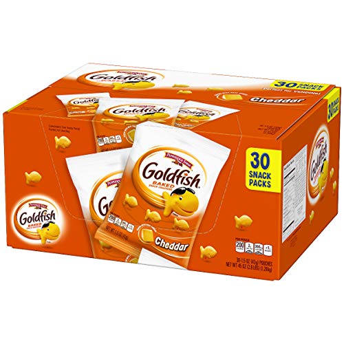 Pepperidge Farm Goldfish Cheddar Crackers, 45 Oz. Multi-Pack Box