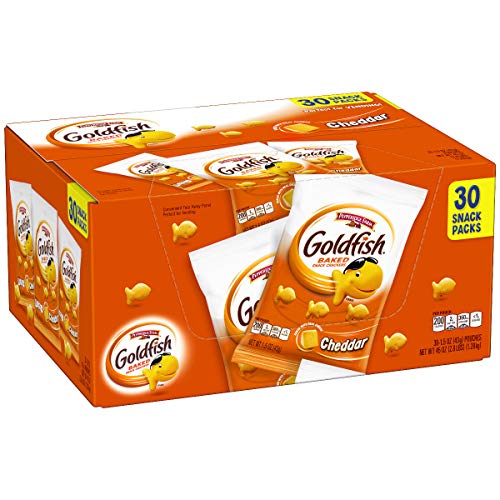 Pepperidge Farm Goldfish Cheddar Crackers, 45 Oz. Multi-Pack Box