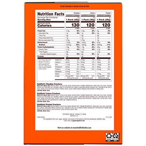 Pepperidge Farm Goldfish Classic Mix Crackers, 29 Oz. Variety Pa
