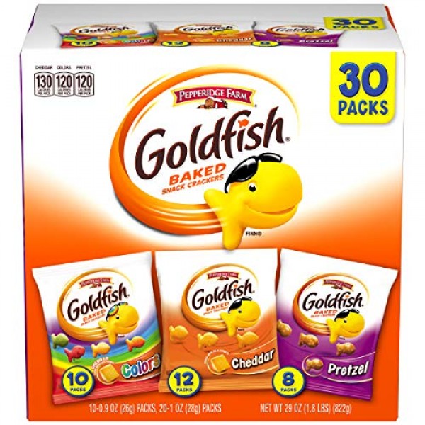 Pepperidge Farm Goldfish Classic Mix Crackers, 29 oz. Variety Pa...