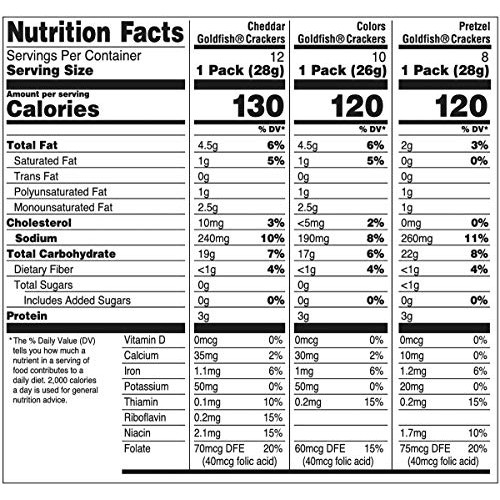 Pepperidge Farm Goldfish Classic Mix Variety Pack Crackers, 1 Ou