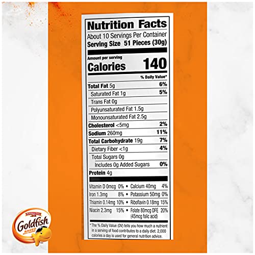 Pepperidge Farm Goldfish Flavor Blasted Xtra Cheddar Snack Crack...