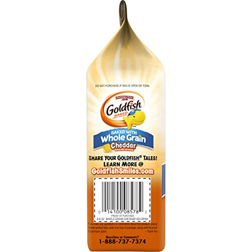 Pepperidge Farm Goldfish Whole Grain Cheddar Crackers, 6.6 Ounce