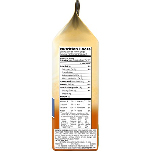 Pepperidge Farm Goldfish Whole Grain Cheddar Crackers, 6.6 Ounce