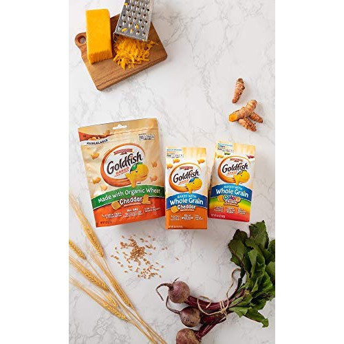Pepperidge Farm Goldfish Whole Grain Cheddar Crackers, 6.6 Ounce