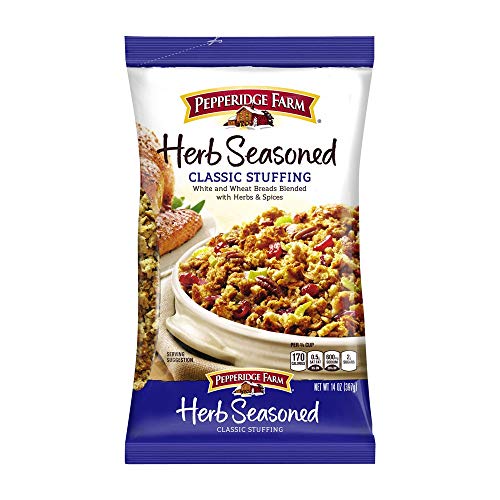 Pepperidge Farm Herb Seasoned Cubed Stuffing 12 Oz Bag | White B
