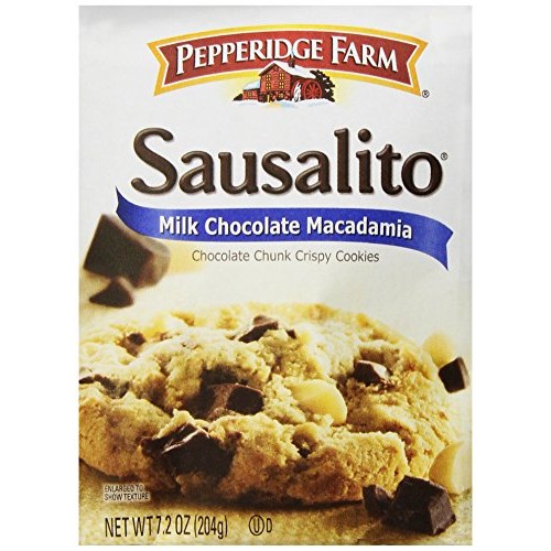 Pepperidge Farm Sausalito Cookies, Milk Chocolate Macadamia,7.2
