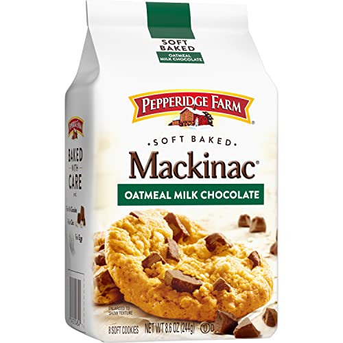 Pepperidge Farm Mackinac Soft Baked Oatmeal Milk Chocolate Cooki...