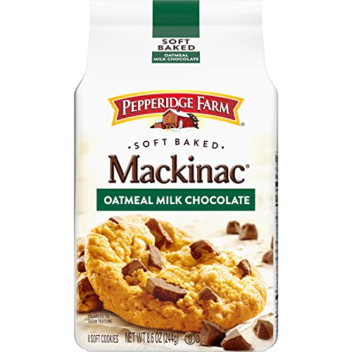 Pepperidge Farm Mackinac Soft Baked Oatmeal Milk Chocolate Cooki...