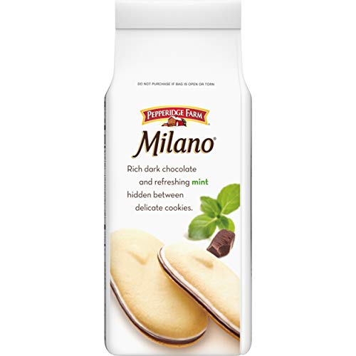 Pepperidge Farm Milano Mint Chocolate Cookies, 7 Ounce Bag