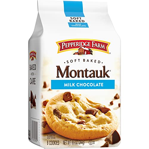 Pepperidge Farm Montauk Soft Baked Milk Chocolate Cookies, 8.6 o...