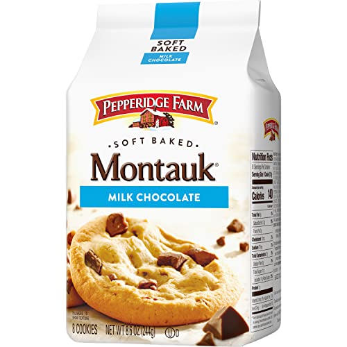 Pepperidge Farm Montauk Soft Baked Milk Chocolate Cookies, 8.6 o...