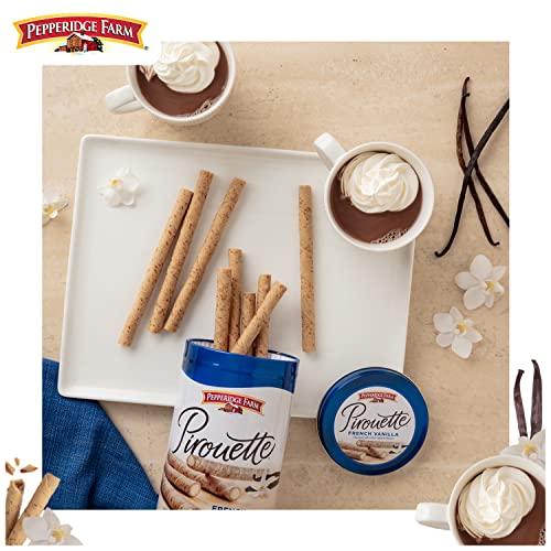 Pepperidge Farm Pirouette Cookies, French Vanilla Flavored Crème...