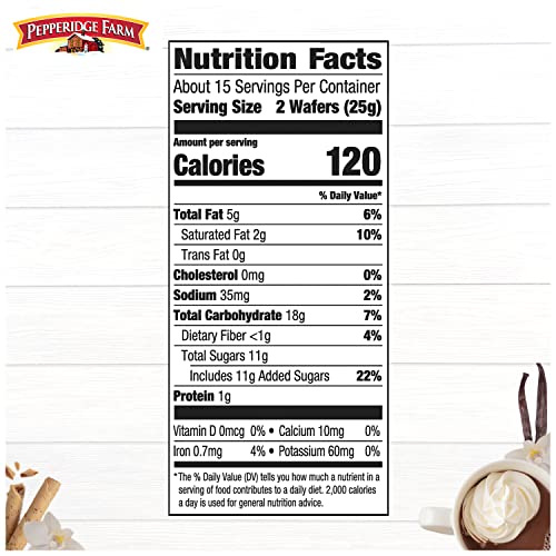 Pepperidge Farm Pirouette Cookies, French Vanilla Flavored Crème...