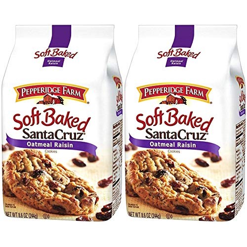 Pepperidge Farm Soft Baked Cookies - Santa Cruz Oatmeal Raisin -