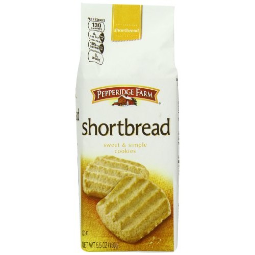 Pepperidge Farm Shortbread Homestyle Cookies, 5.5-Ounce Pack Of 4 Pepperidge Farm Shortbread Homestyle Cookies, 5.5-Ounce Pack Of 4