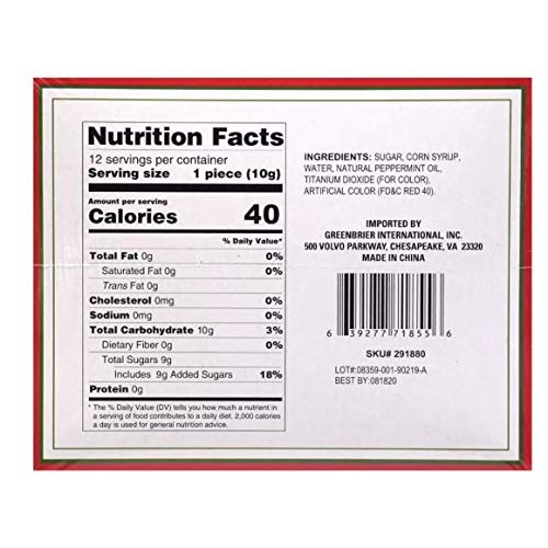 Original Peppermint Candy Canes, 2 Pack- 24 Canes Total