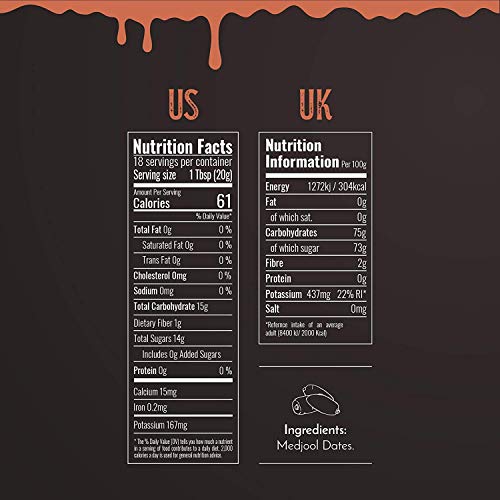Medjool Date Syrup - Cold-Pressed - Made From Organically Grown