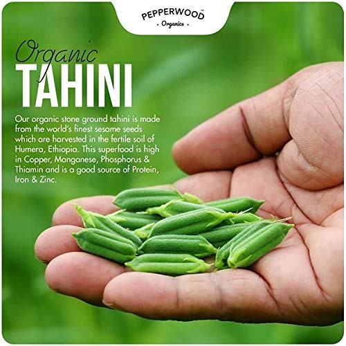 Organic Ethiopian Sesame Tahini Paste - Hulled - Stone-Ground, U...