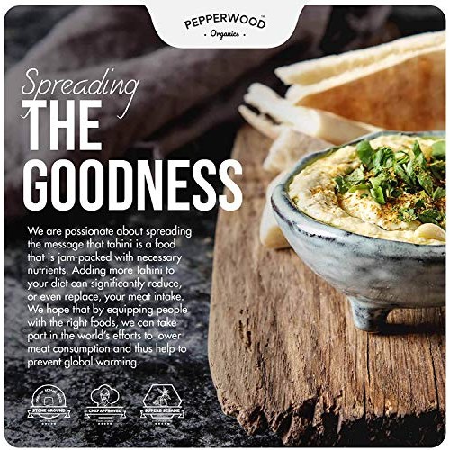 Organic Ethiopian Sesame Tahini Paste - Hulled - Stone-Ground, U...