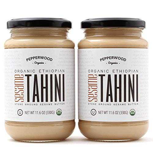 Organic Ethiopian Sesame Tahini Paste - Hulled - Stone-Ground, U...