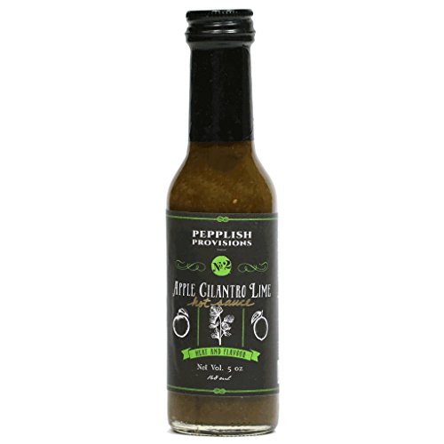 Pepplish Provisions Apple Cilantro Lime Hot Sauce, 5 Oz