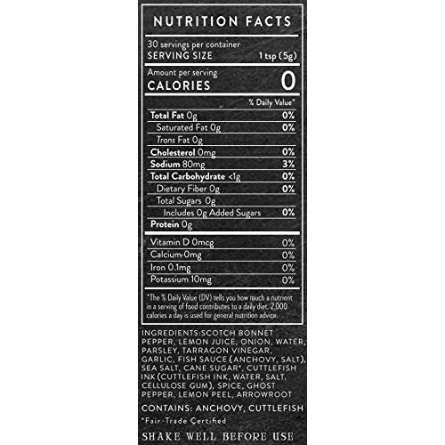 Pepplish Provisions Lemon Parsley Ink Hot Sauce