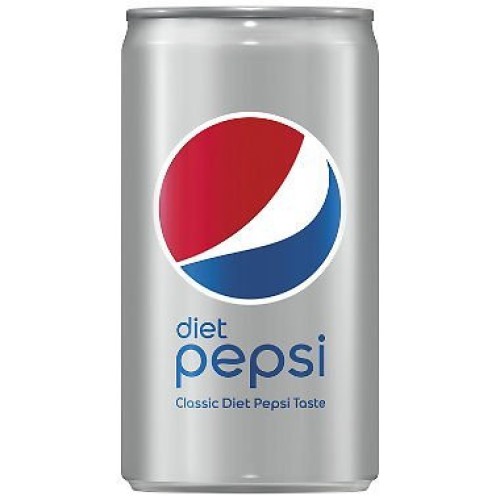 Diet Pepsi Soda, 7.5 Ounce Mini Cans, 10 Pack