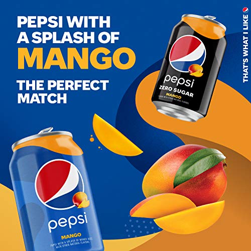 Pepsi Mango Regular 12Oz Cans 12 Pack
