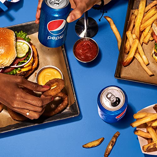 Pepsi Soda, Mini Cans, 7.5 Ounce Pack of 10