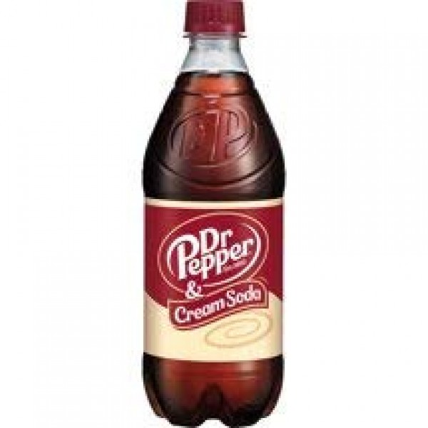 Doctor Pepper Cream Soda 20 oz Bottles Pack of 10, Total of 200...