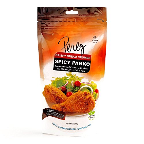 Pereg Spicy Seasoned Panko Breadcrumbs 9 Oz Each 2 Items Per Or