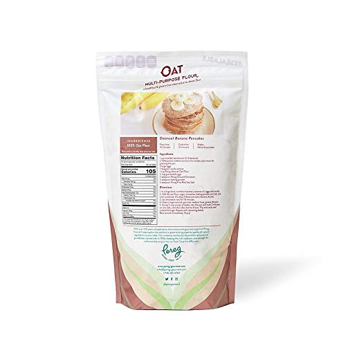 Multi-Purpose Oat Flour 14 Oz - Made From Fresh Whole Grain Oa