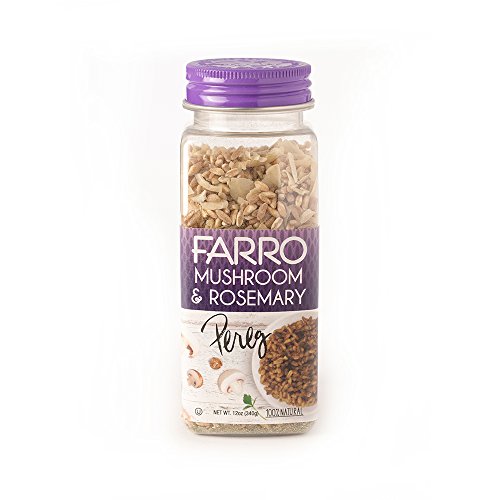 Pereg Farro Grain With Mushrooms &Amp; Rosemary - 12 Oz - Vegan Gour
