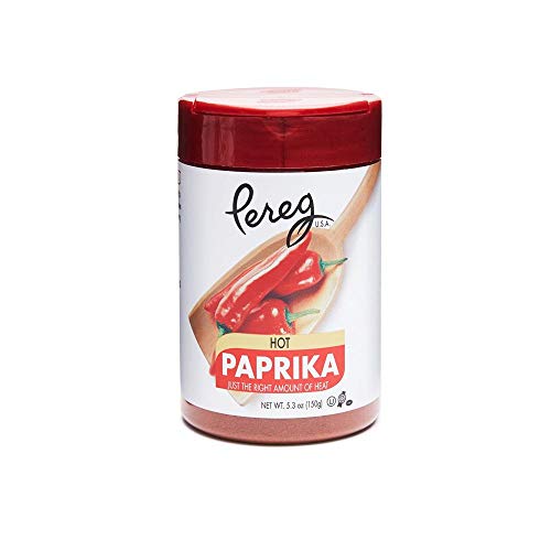 Pereg Hot Paprika Powder 4.25 Oz - Gourmet Ground Chilli Powde
