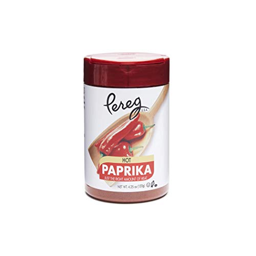 Pereg Hot Paprika Powder 4.25 Oz - Gourmet Ground Chilli Powde