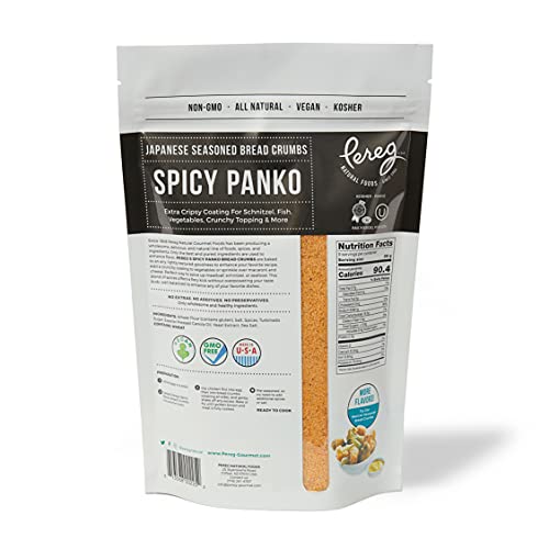 Pereg Spicy Panko Bread Crumbs - 9 Oz - Breadcrumbs With Hot Spi