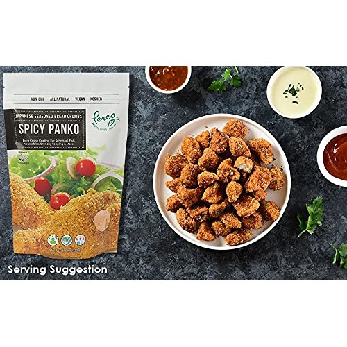 Pereg Spicy Panko Bread Crumbs - 9 Oz - Breadcrumbs With Hot Spi