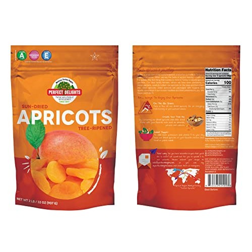 Sun-Dried Apricots - 32oz, NO Added Sugars, Non-GMO, Gluten Free...