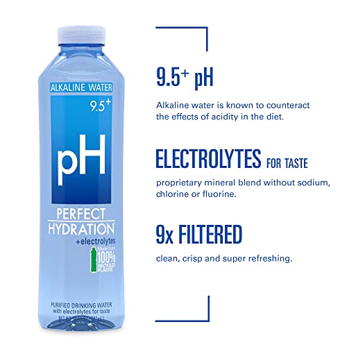 Perfect Hydration 9.5+ pH Alkaline Drinking Water 100% Recycled ...