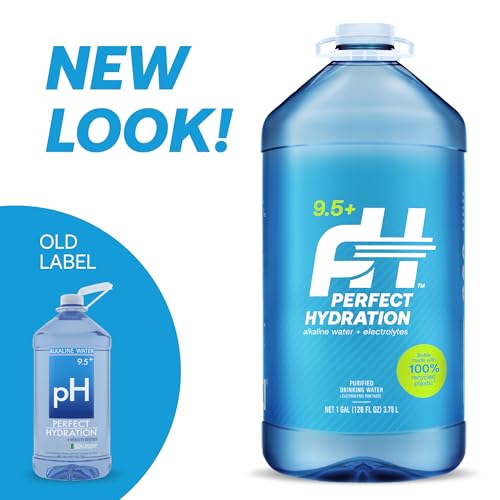 Perfect Hydration 9.5+ pH Alkaline Drinking Water, Electrolyte M...