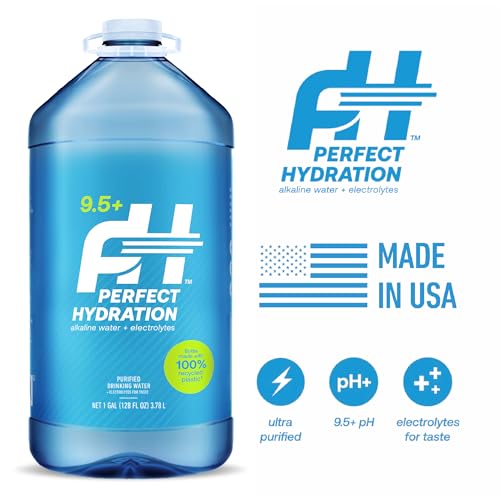 Perfect Hydration 9.5+ pH Alkaline Drinking Water, Electrolyte M...