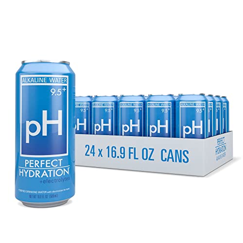 Perfect Hydration 9.5+ ph Alkaline Water, 16.9 oz Recyclable Alu...