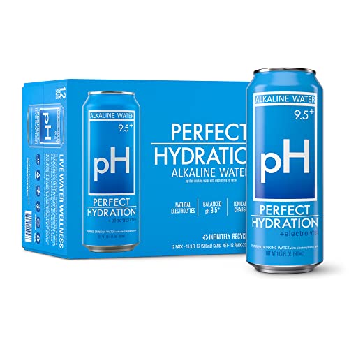 Perfect Hydration Alkaline Water, 9.5+ Ph | Recyclable Aluminum