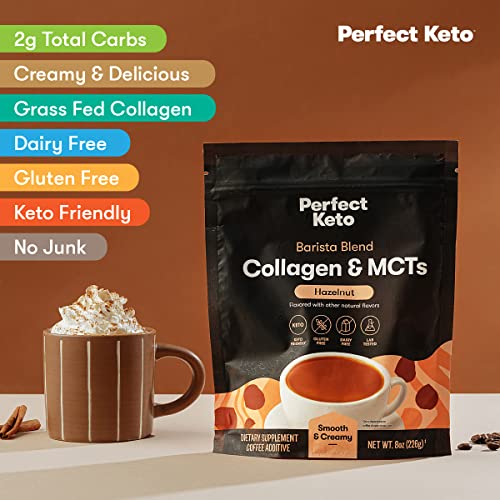 Perfect Keto Barista Edition Collagen Coffee Creamer With Mct Oi Perfect Keto Barista Edition Collagen Coffee Creamer With Mct Oi