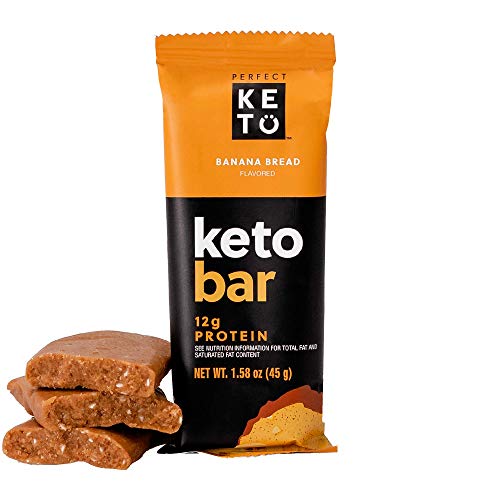 Perfect Keto Protein Snacks - Box Of 12 Bars - Low Carb Diet Fri
